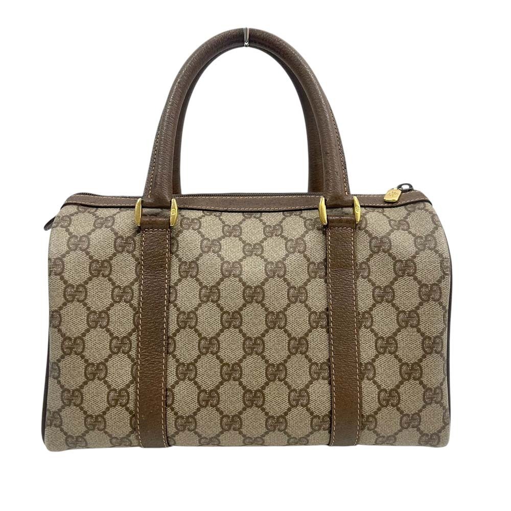 Gucci Boston Bag Brown Handbag Sherry GG Supreme - Picture 5 of 9